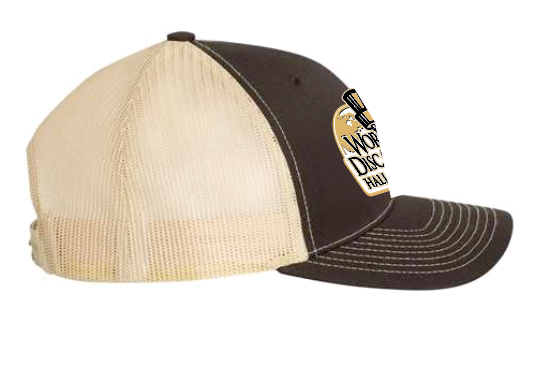 Richardson Snapback Trucker Cap (brown/khaki) (DT)