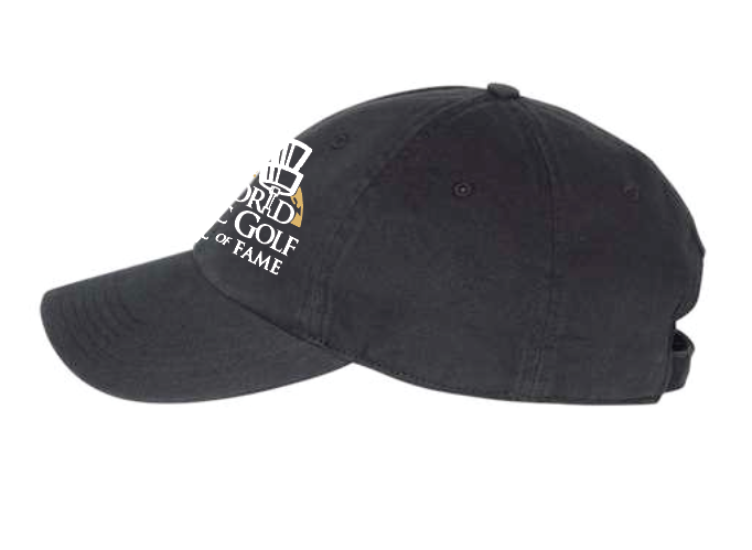 Richardson Washed Chino Dad Cap (black) (emb)