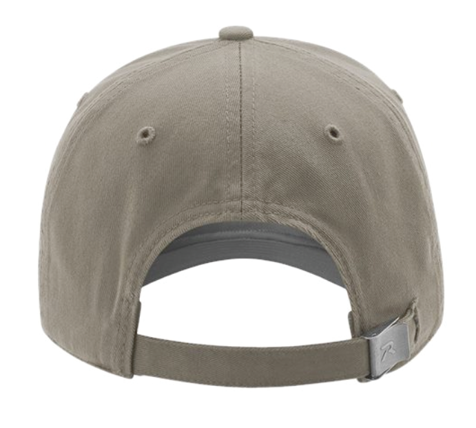 Richardson Washed Chino Dad Cap (khaki) (emb)