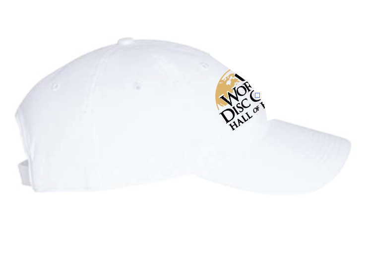 Richardson Washed Chino Dad Cap (white) (emb)