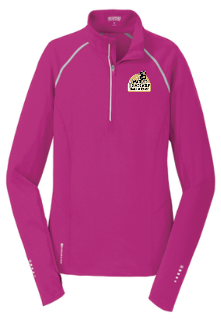 OGIO Ladies Nexus 1/4-Zip Jacket (pink)(DT)